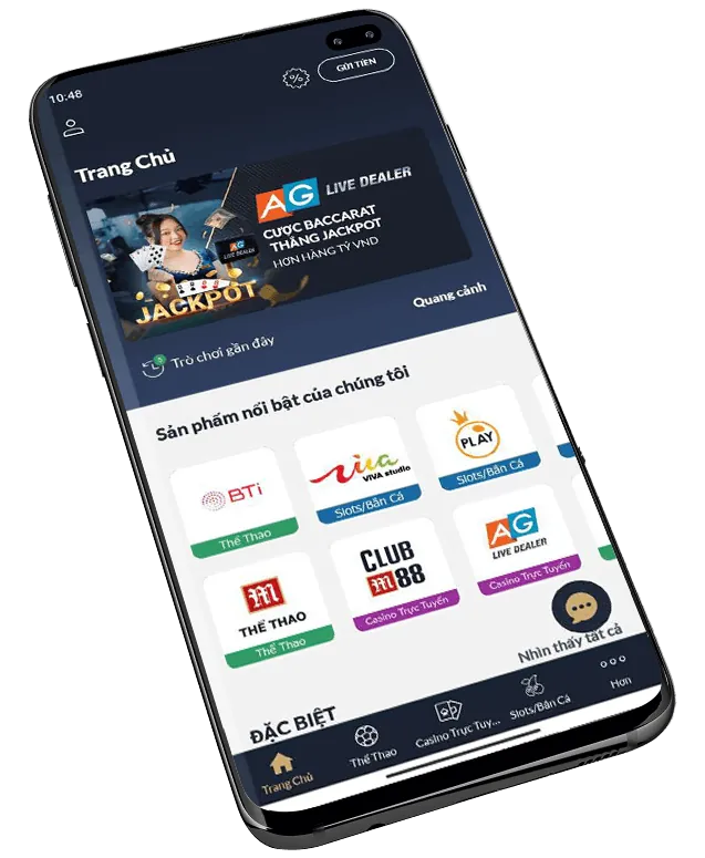 Giao diện thân thiện của ứng dụng abc8 nổ hũ